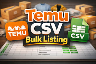 temu import products, temu product listing, temu bulk upload, temu csv, temu seo