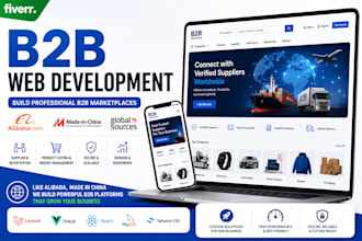 build a professional b2b wholesale marketplace website