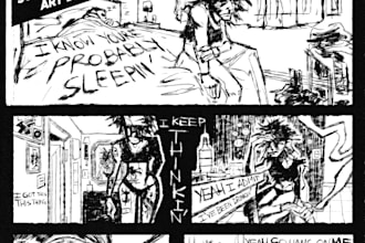 draw a comic book page for you