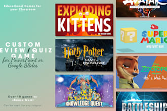 make a ready to play powerpoint or google slides review game for your class