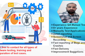 do manual testing for website and apps to make it user friendly and bug free