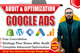 audit optimize google ads adwords PPC campaign for better results SEM specialist