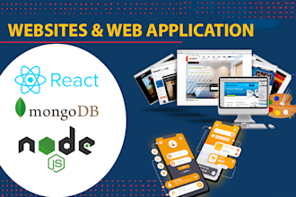 do apps and website development using react js, PHP, node js, mongodb, CSS, HTML