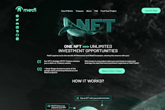 design crypto landing page, crypto website, presale website