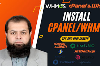 install cpanel whm on your vps or dedicated server
