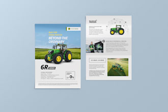 design your product sheet or sales sheet