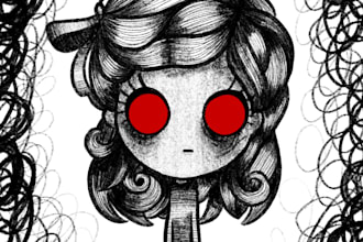 create dark art with creepy dolls and more