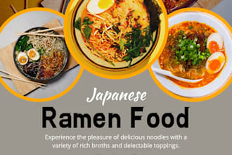 do food poster and logo designing