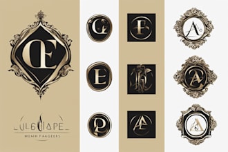 create a luxury fashion clothing logo design
