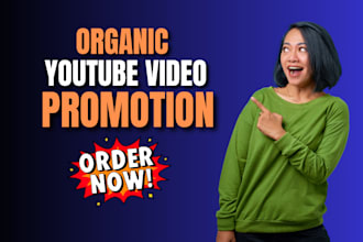 do organic youtube channel promotion for organic growth