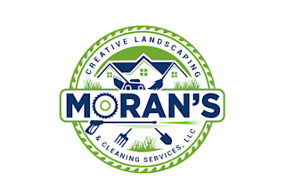 landscaping cleaning company logo design