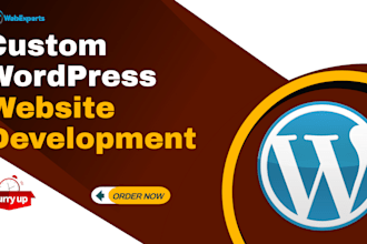 create a professional and custom wordpress website for your business