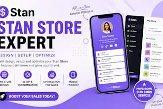 setup stan store design upload digital products for your stan store