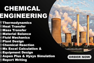 assist you chemical engineering tutoring, report writing aspen plus, pfd