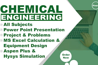do chemical engineering projects and process design