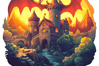 create a custom dnd, fantasy, sci fi, rpg animated game logo