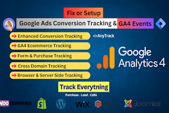 track ecommerce with google analytics 4, conversion tracking, ga4, gtm