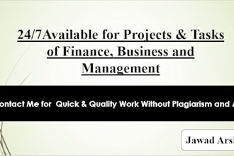 help finance, business and management case study and report