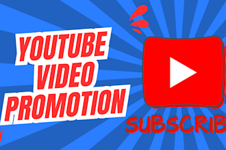 do youtube video promotion and  you tube shoutout