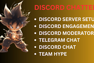 be crypto telegram and discord project admin or moderator set up your server