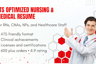 write ats resume for nursing and healthcare jobs