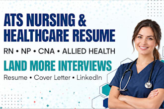 write ats resume for nursing and healthcare jobs