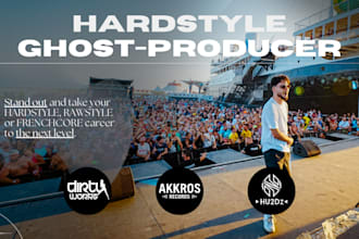 be your ghost producer for hardstyle, rawstyle and frenchore