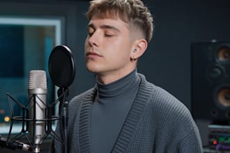 sing podcast intro outro business jingle  rap pop catchy jingle male singer
