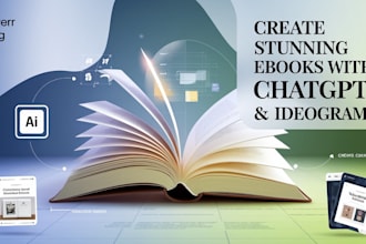 create a complete ebook with stunning templates using chatgpt and ideogram