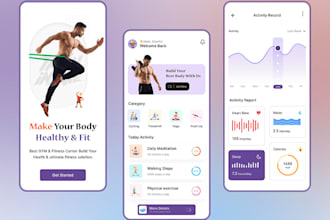develop fitness app, health app, gym app, fitness website