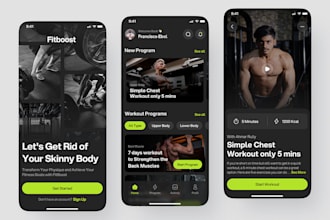 build a functional ai fitness app, weight loss app, workout app, gym app