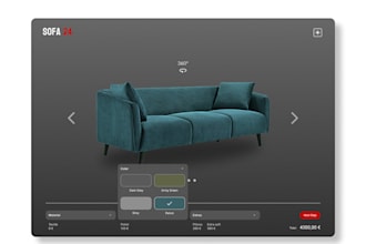 do 3d product configuration for your website, 3d configurator, zakeke, kickflip