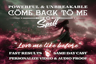 recommend custom xtra powerful good love spell to reunite couple and get ex back