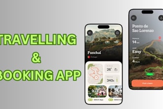create hotel book app, market place app logistic app  development in flutter