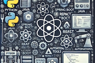 develop python, java, react apps, rust solutions, or automate systems
