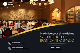 design restaurant logo, restaurant flyer, food menu, banner, poster, brochure