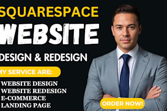 build squarespace website design, squarespace redesign, squarespace online store