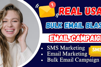 send 900 million bulk email blast, email marketing campaign to inbox and SMS