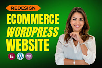 design responsive wordpress website or redesign element pro