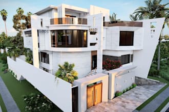 create stunning architectural designs using sketchup, autocad, revit, lumion