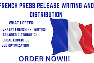 do french press release writing with french press release distribution