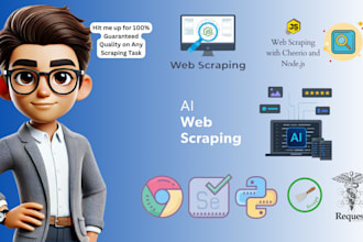 automate web scraping and extract structured data from any site