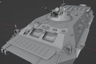 sculpt and model 3d vehicle 3d car and objects for printing