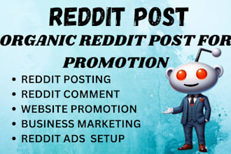 boost business website ai app ecommerce product link via reddit post management