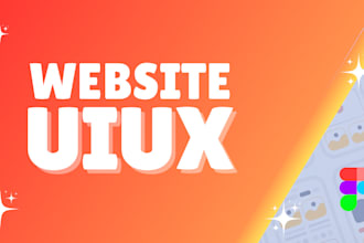 design professional user friendly figma uiux for website