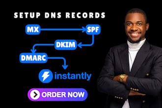 set up dns records and instantly ai for cold email campaigns
