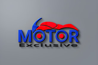 create retro motorcycle logo designs