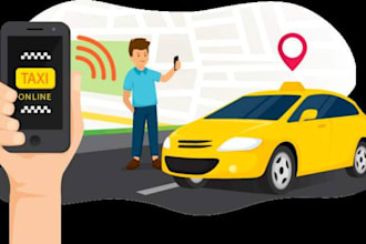 develop taxi booking app ola uber lyft clone android ios parcel delivery