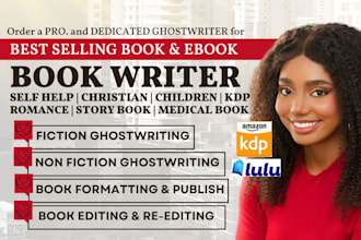 ghostwrite your non fiction KDP ebook as a skilled book non fiction ghostwriter
