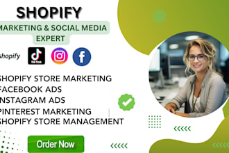 setup sales converting tiktok shop facebook ads for webshop shopify marketing